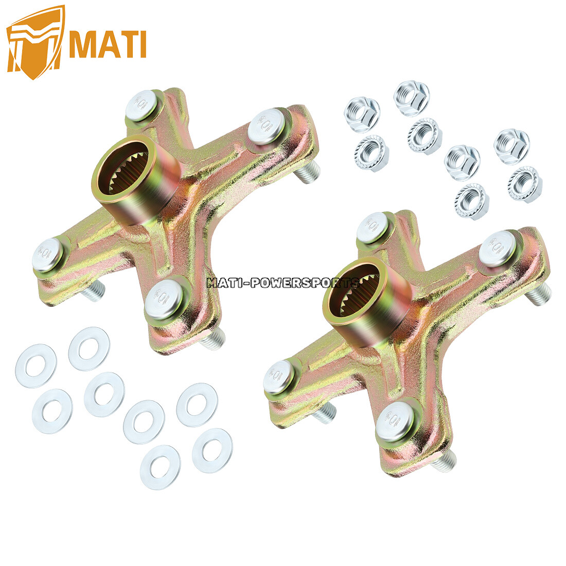 Qty 2 for Yamaha Rear Axle Wheel Hub 1991-2006 Banshee YFZ 350 1PE-F53K0-00-00