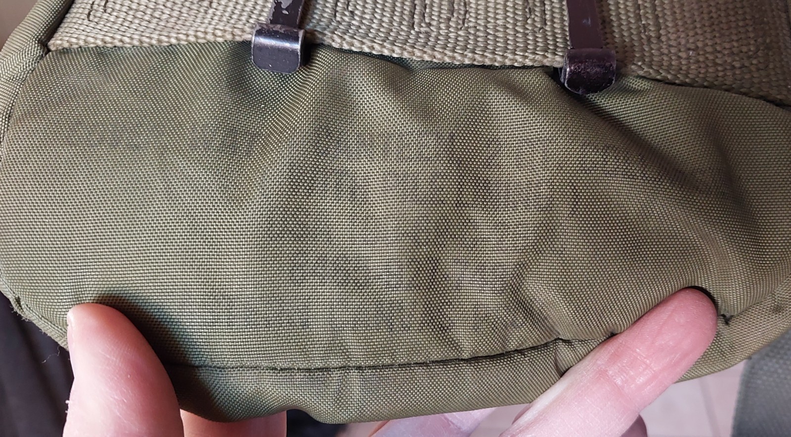 Vietnam Era Early 1968 2QT Canteen Cover w/ matching 1968 Canteen