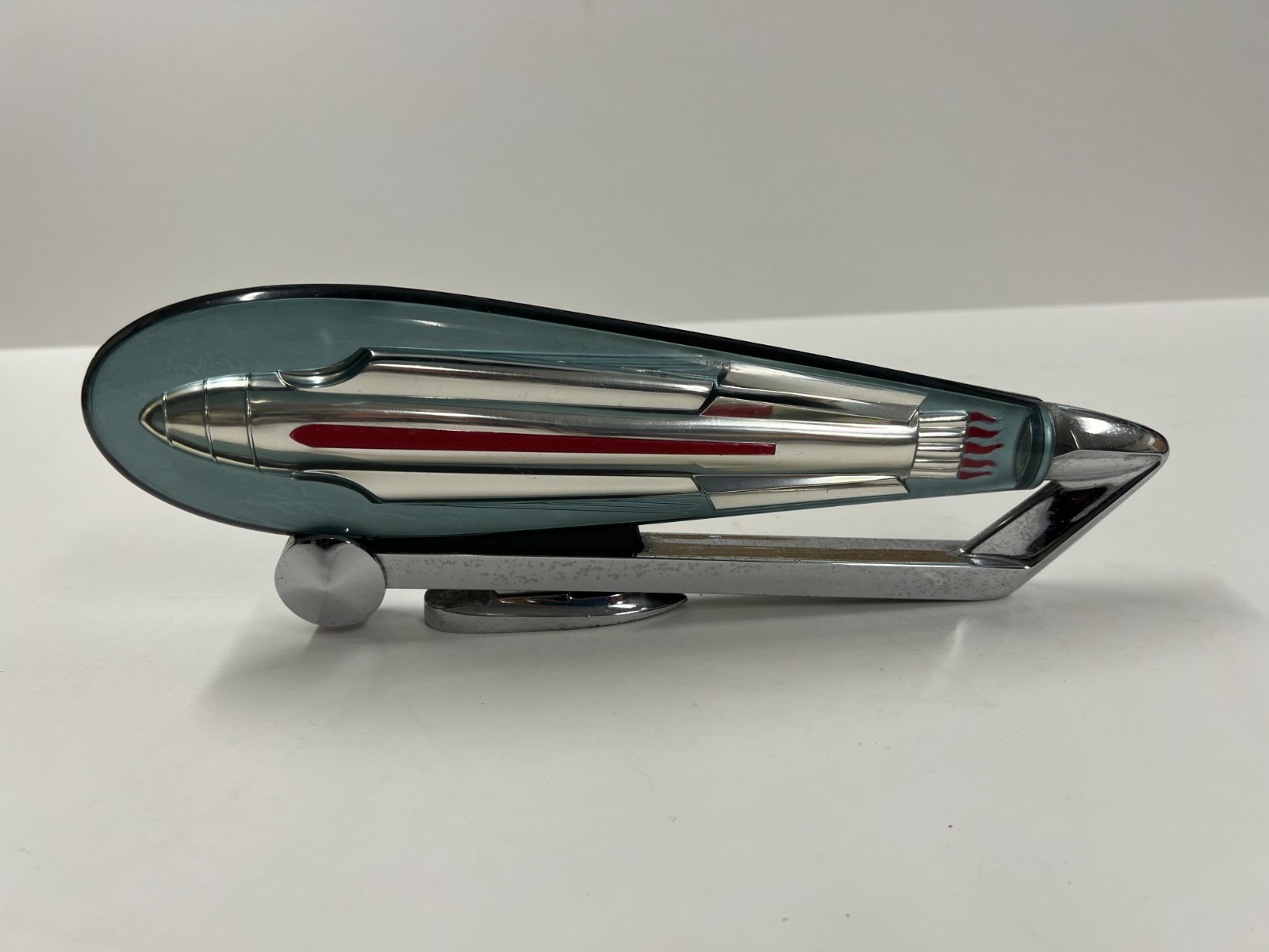 Aftermarket 1950’s Illuminated Rocket Ship Hood Ornament