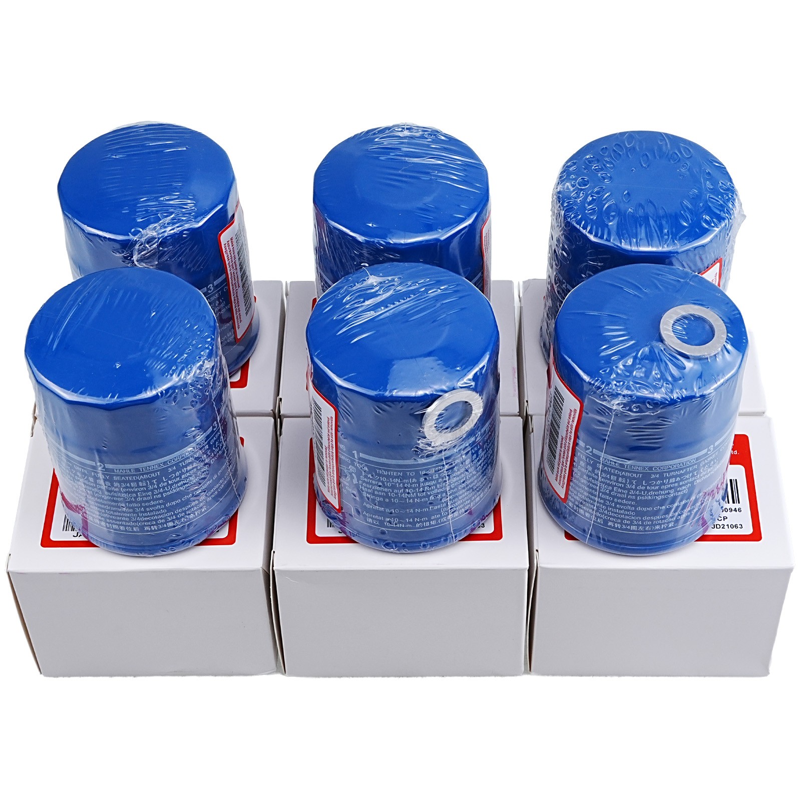 6Pcs OEM 15400-RTA-003 Oil Filters w/Gaskets For Honda NEW