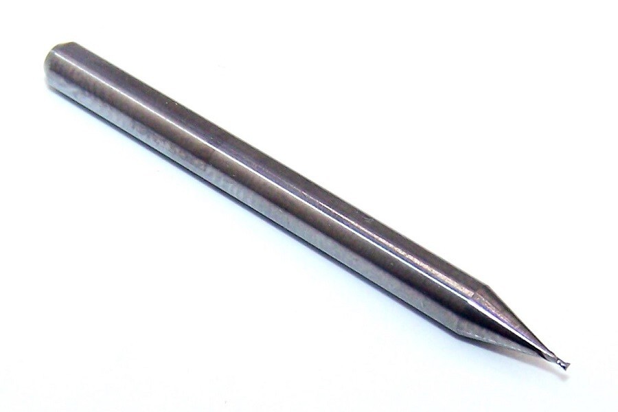 #76 (.0200") CARBIDE END MILL 2 FLUTE STUB  KYOCERA 1620-0200.025A1