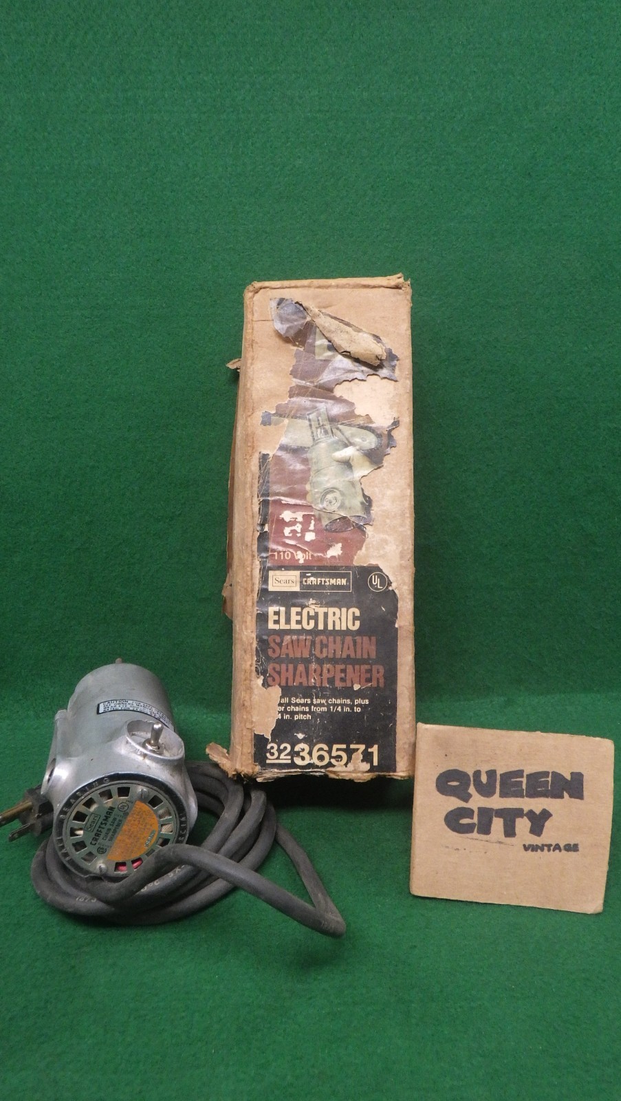 Vintage Craftsman Electric Rotary Tool/Die Grinder/Chainsaw Sharpener 32-36571