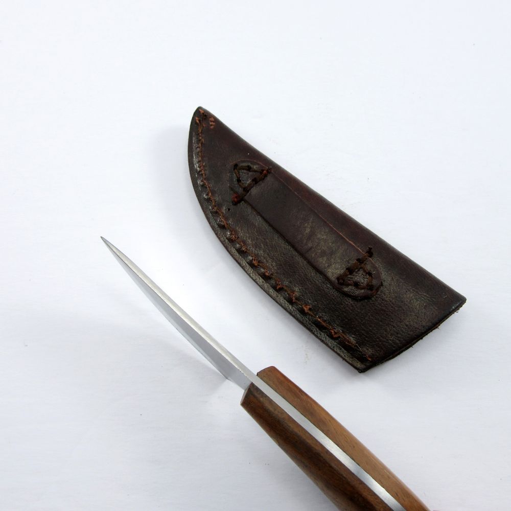 Native American Indian Style Small Skinning Patch Knife 4.5" Overall + Sheath