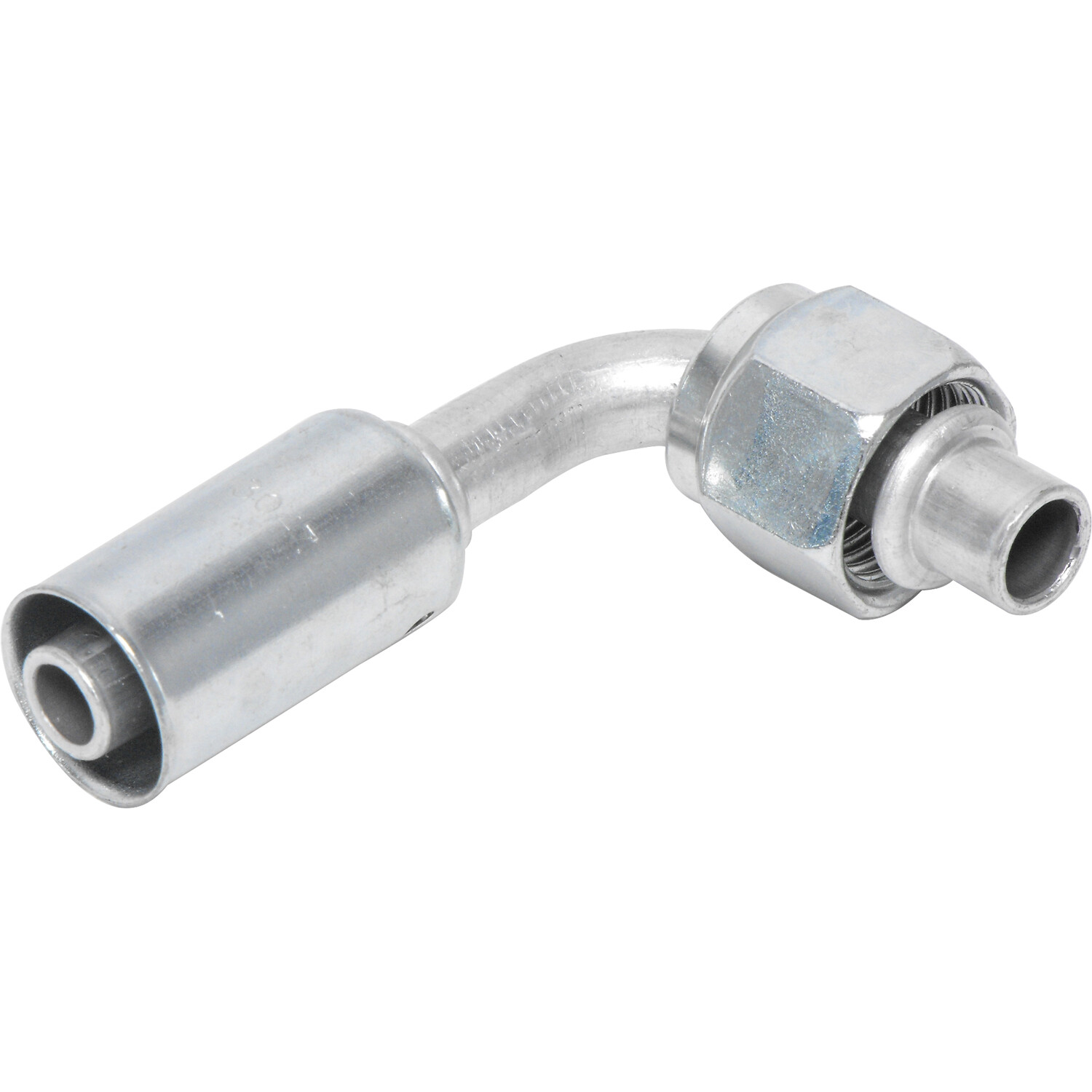 A/C Beadlock Fitting, REDUCED BARRIER Female O Ring,90 Degree #8 35R1322