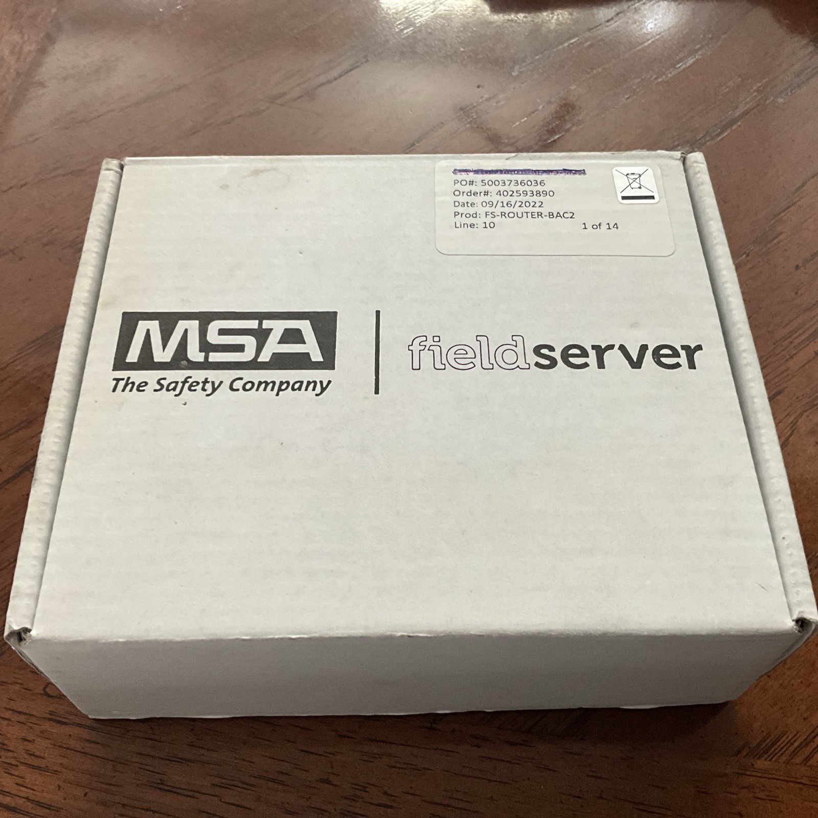MSA Field Server FS-ROUTER-BAC2 New