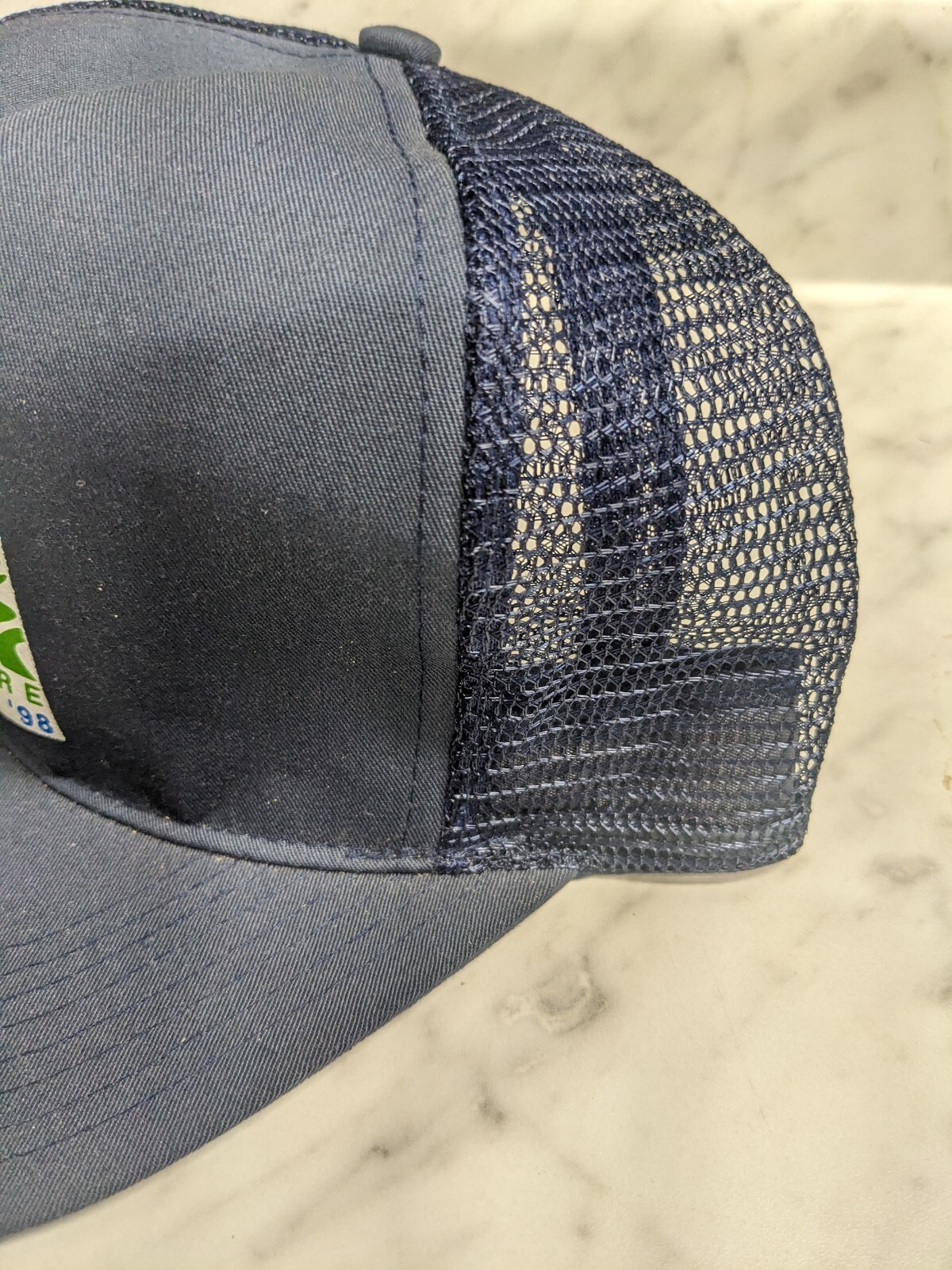 VINTAGE HAT CAP SNAPBACK TRUCKER JOHN DEERE JD KANSAS CITY 1998 NEW HORIZONS