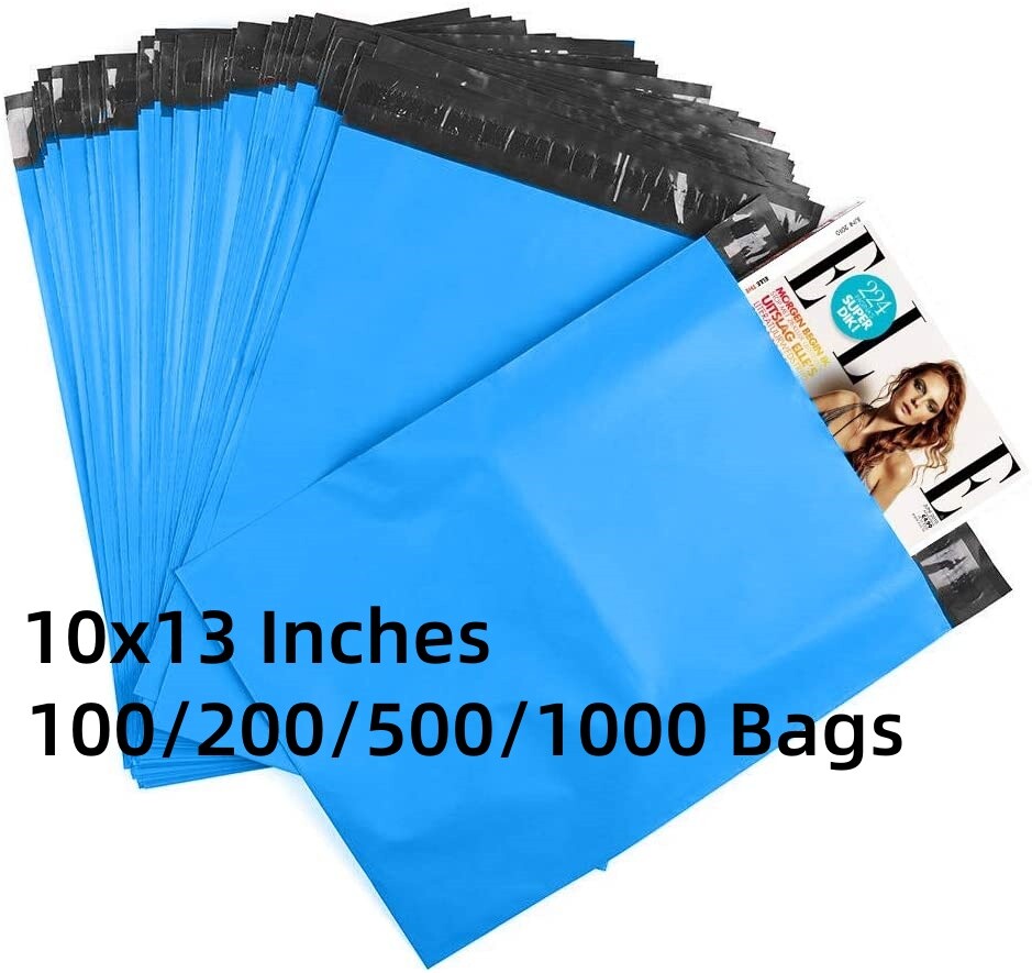 Fashion Poly Mailers 10x13 Blue 2.5Mil - 100/500 Pcs Self Seal Shipping Bags US