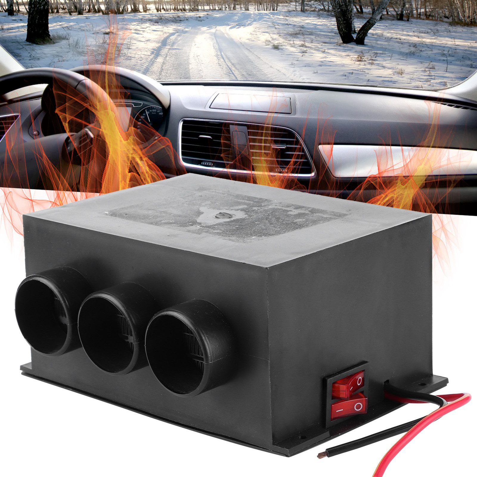 Portable 12V Car Heater For Winter Heating Defrosting Camping CTKY