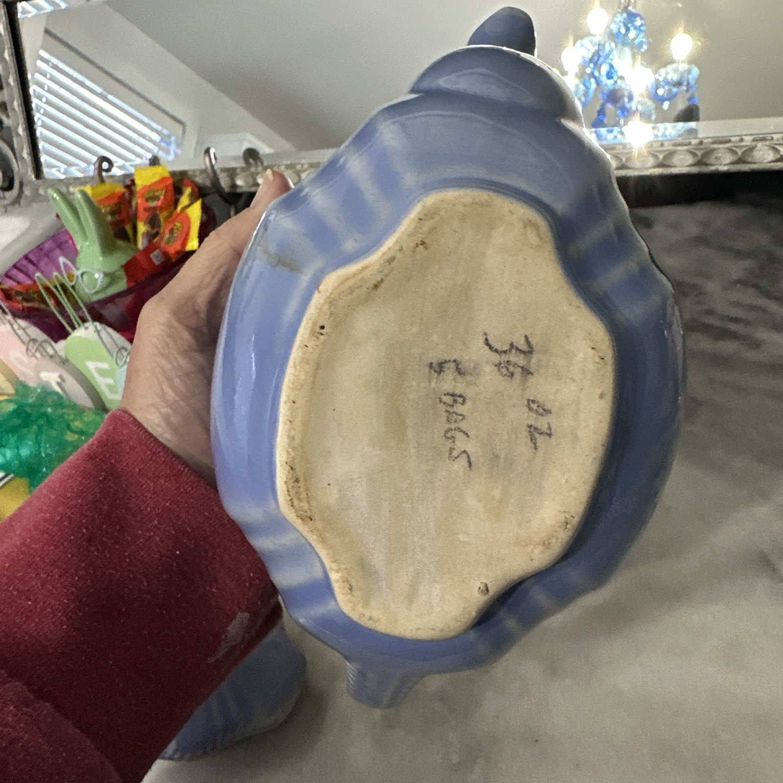 Lot Of 4 Beautiful Teapots In Various Colors. 3 Solid And 1 Floral Patterned