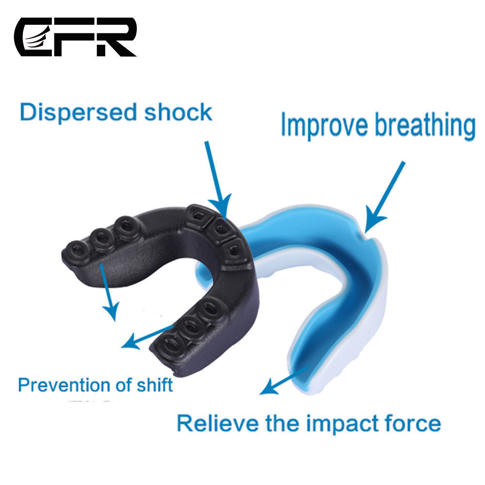 New Gel Gum Shield Case Mouth Guard Boxing MMA Junior Adult Rugby Mouthpiece HG