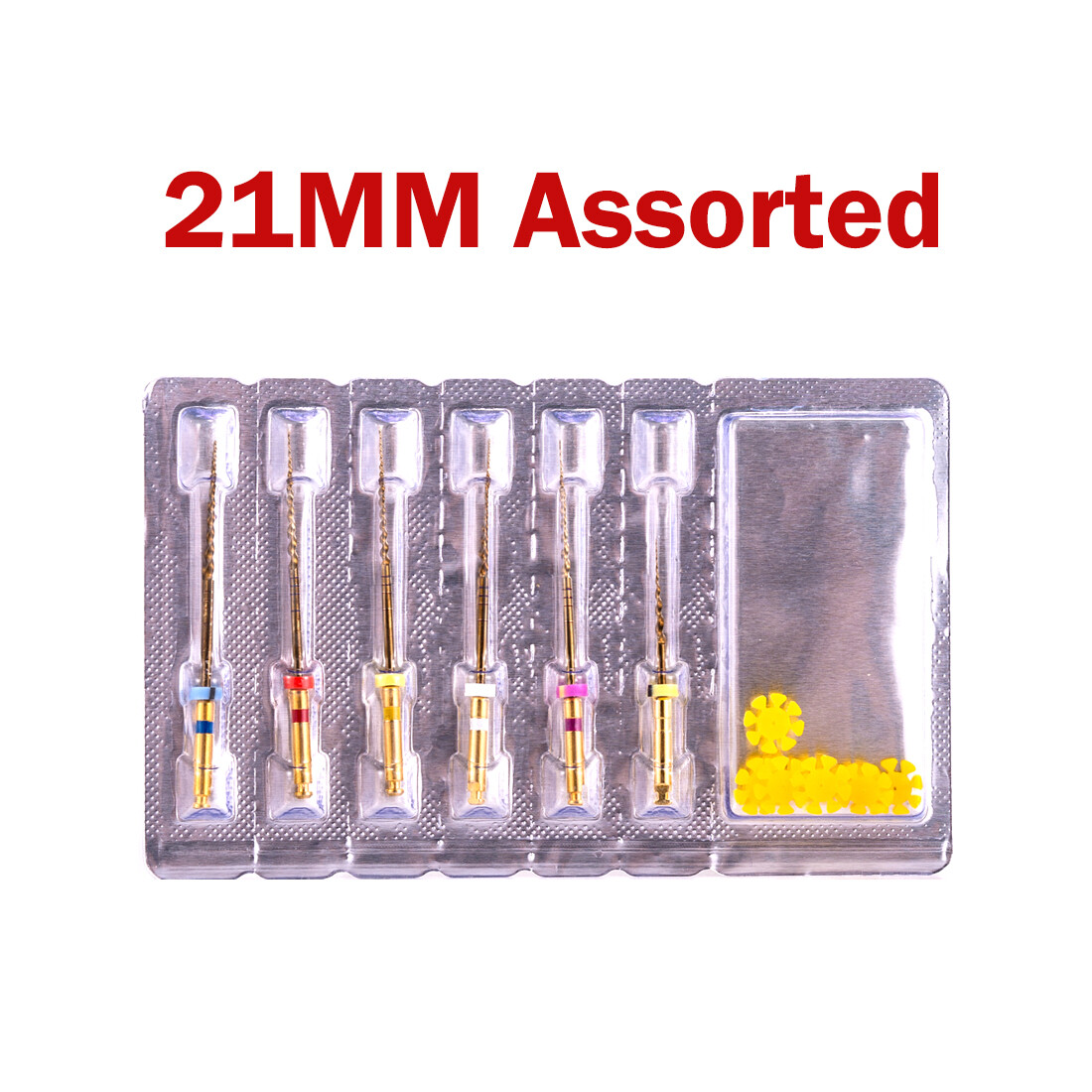 6pcs Dental Endo Rotary Files X-Pro Gold Taper SX-F3 25MM NITI root canal Files