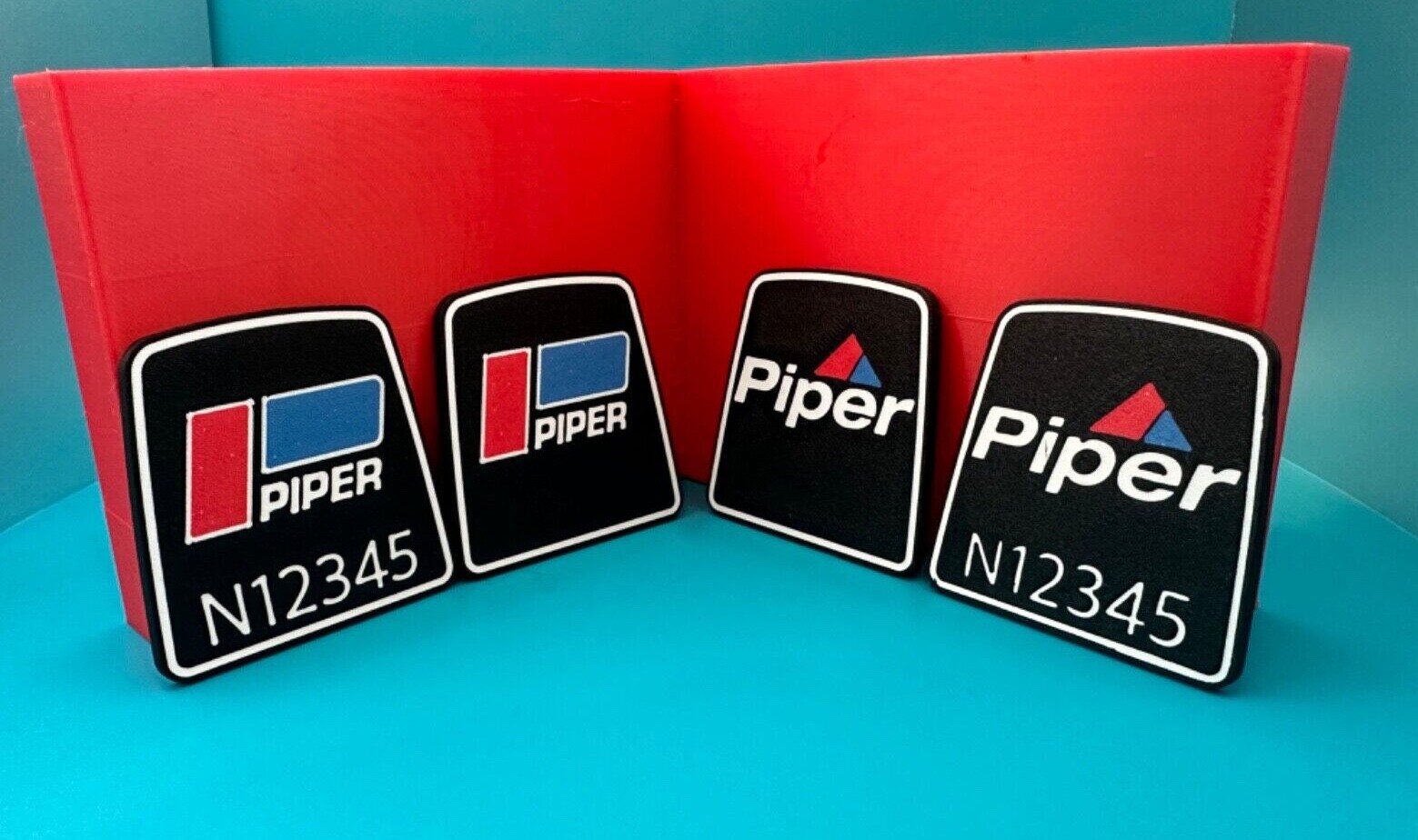 Piper Aircraft Ram Horn Yoke Emblem (Set of 2)