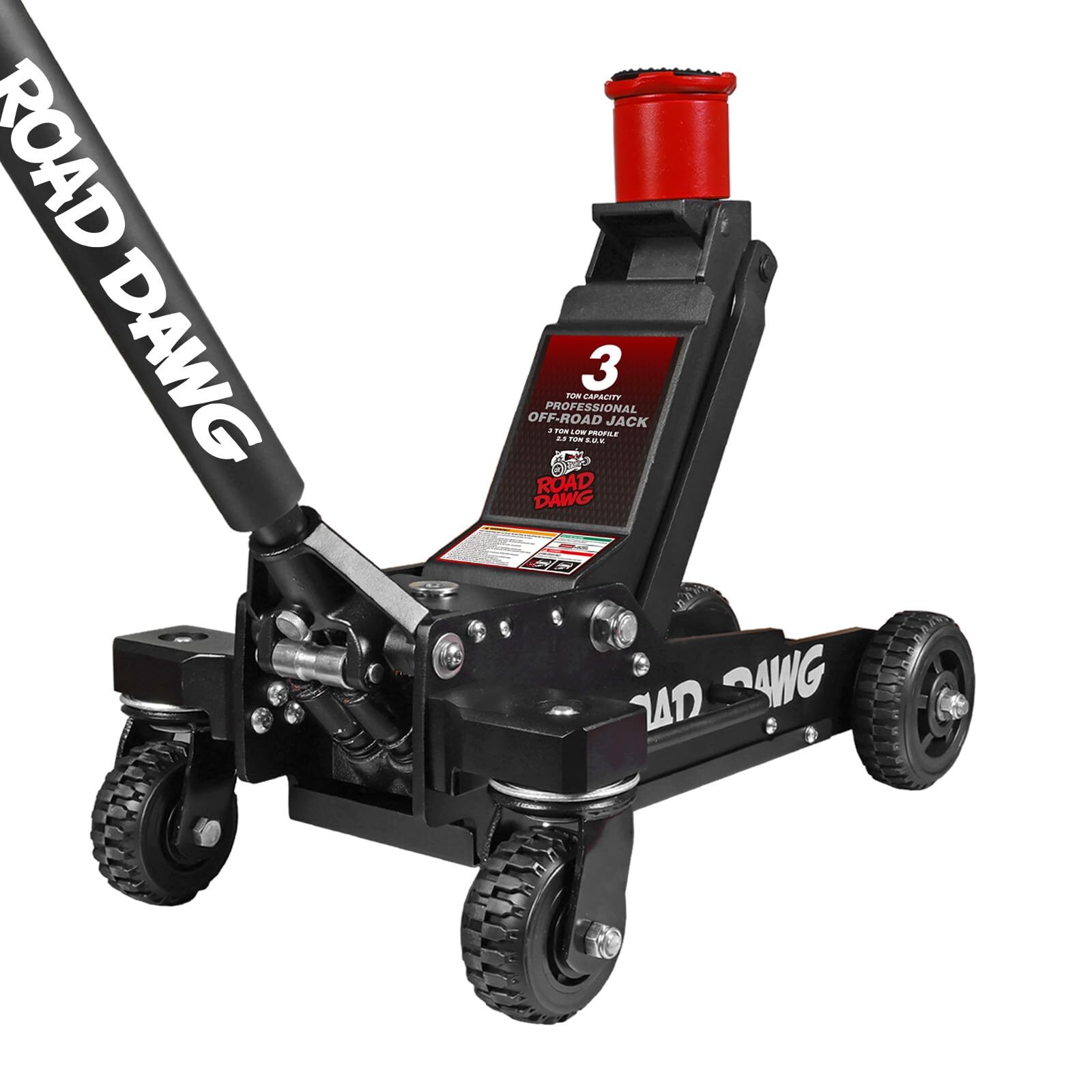 ROAD DAWG 3 Ton,6000lb Big Wheel Off-Road Jack, Lift for off road Vehicles,Torin