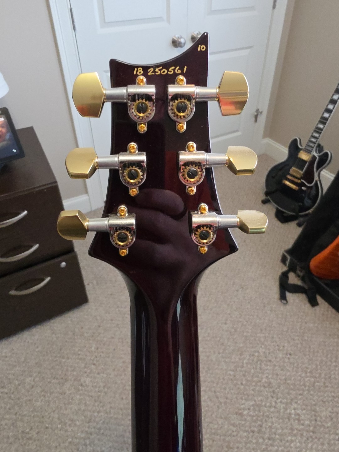 2018 PRS 408 "10 Top" Black Gold Burst