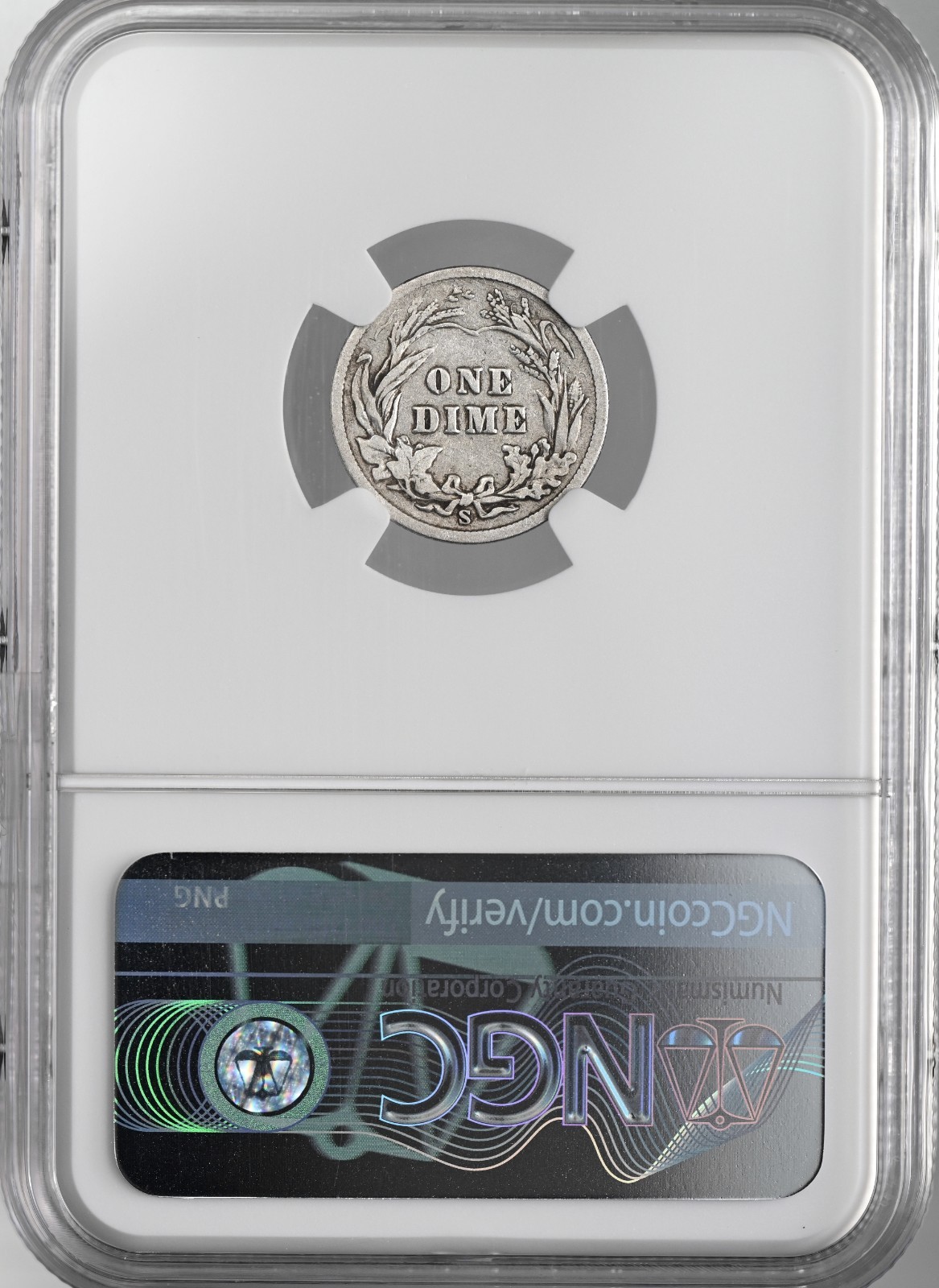 1901-S 10C BARBER SILVER DIME "SAN FRANCISCO" NGC VG10 #8404752-033 LOOKS FINE