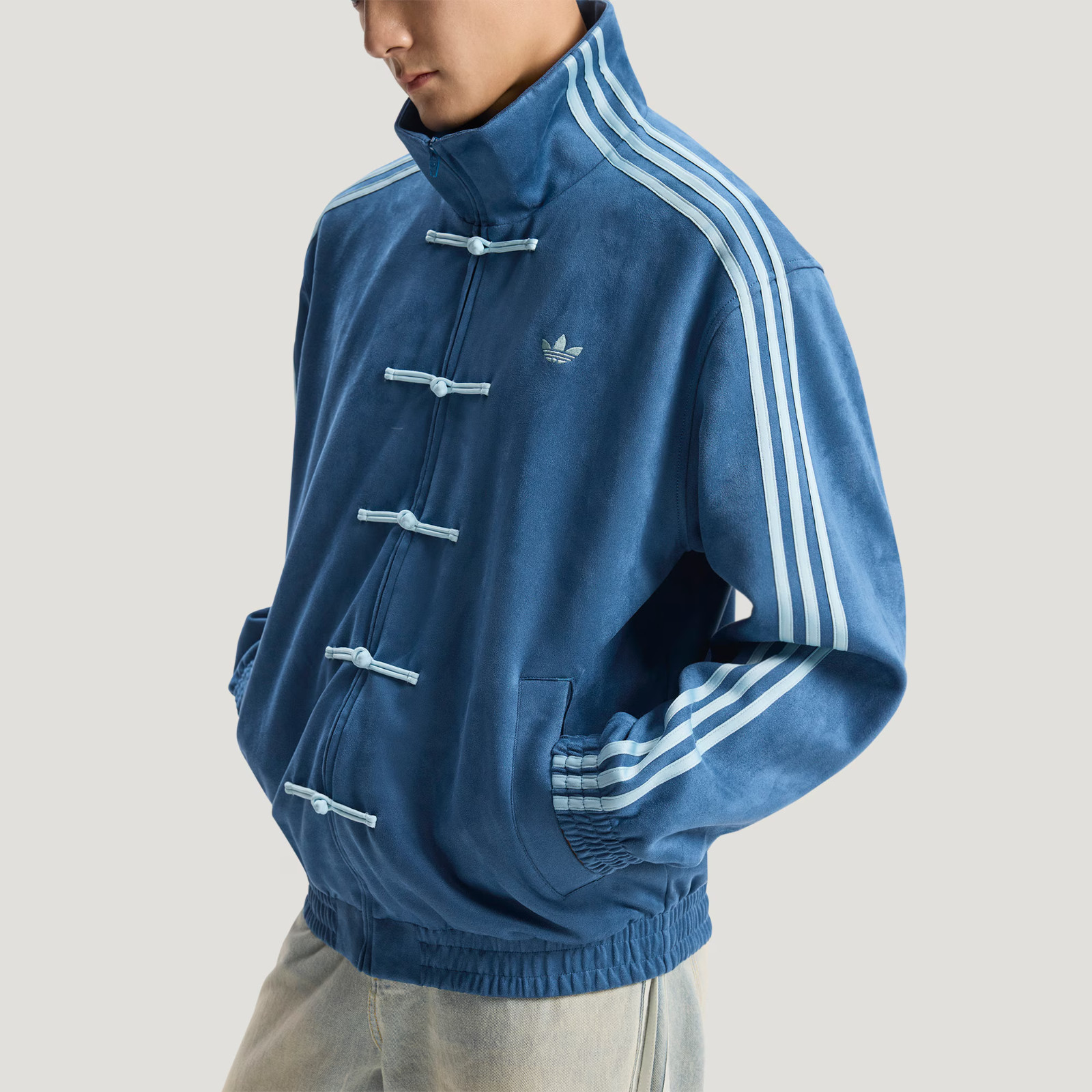 Adidas ORIGINALS CTT Chinese Jacket Blue Unisex NEW RARE LIMITED EDITION Size L