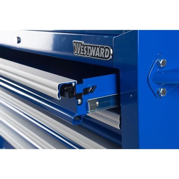 Westward 32H850 Westward Intermediate Chest, 3-Drawers, Powder Coated Blue,