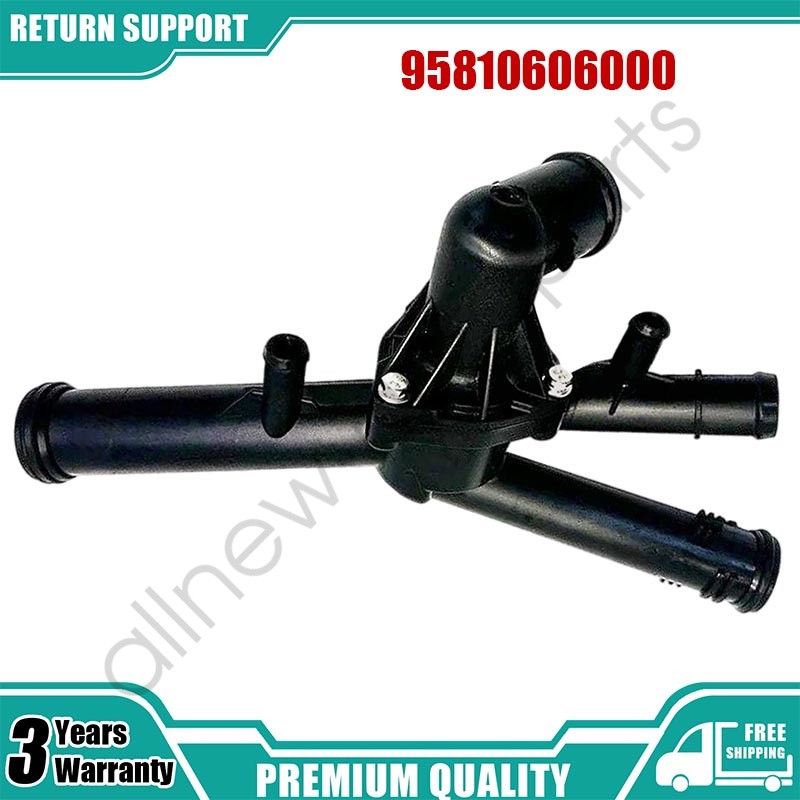 95810606000 Engine Coolant Thermostat Housing For Porsche Cayenne NEW