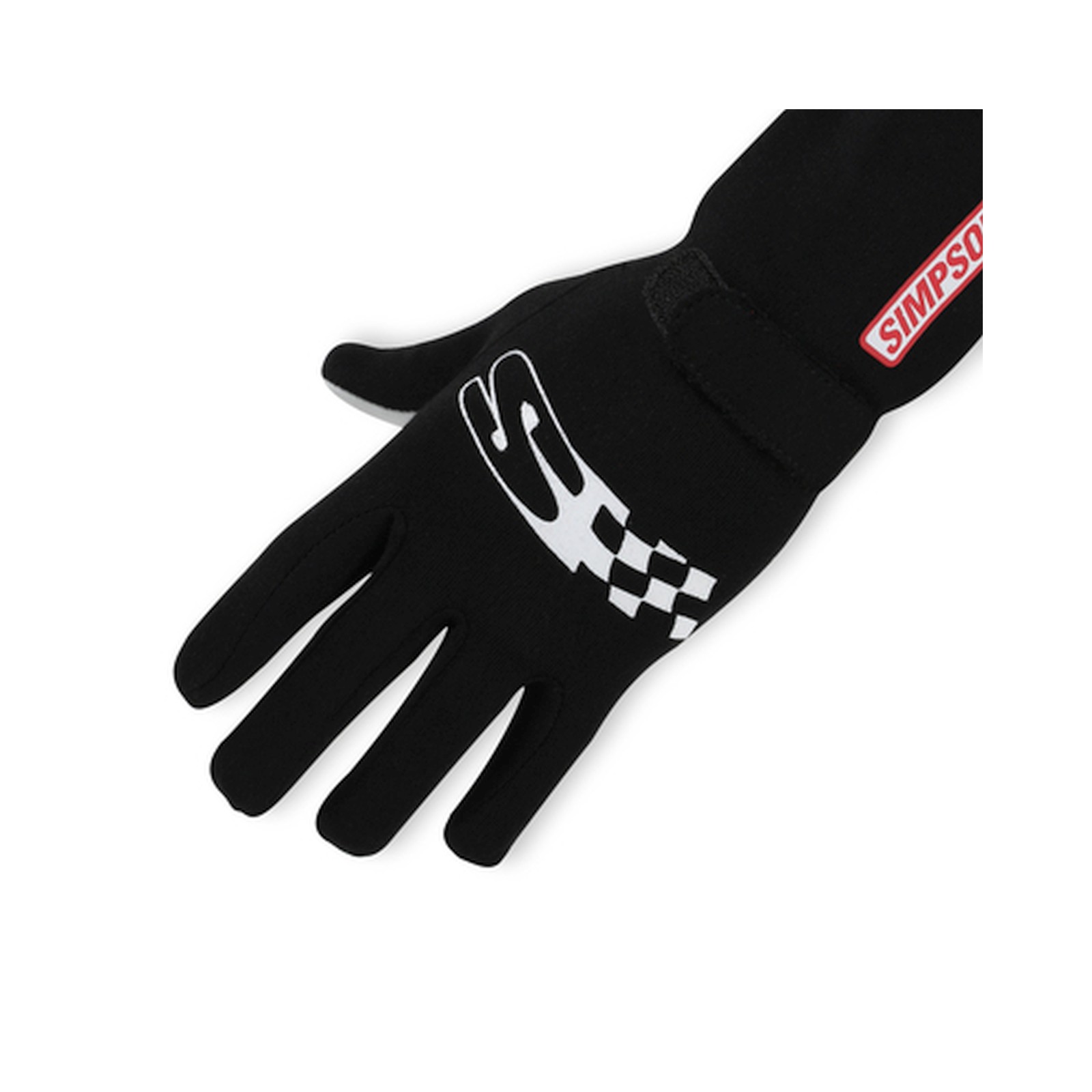 Simpson Racing SSLK Super Sport Driving Gloves Adult Large SFI 3.3/1 Black Pair
