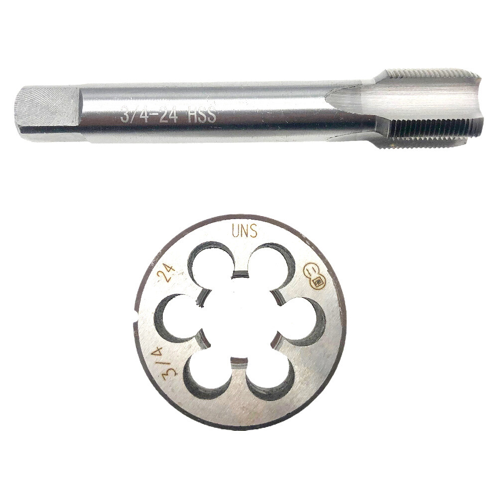 3/4-24 Tap and Die Set Right Hand 3/4 -24 Die RH 3/4 x 24 Tap Die 3/4"-24 HSS