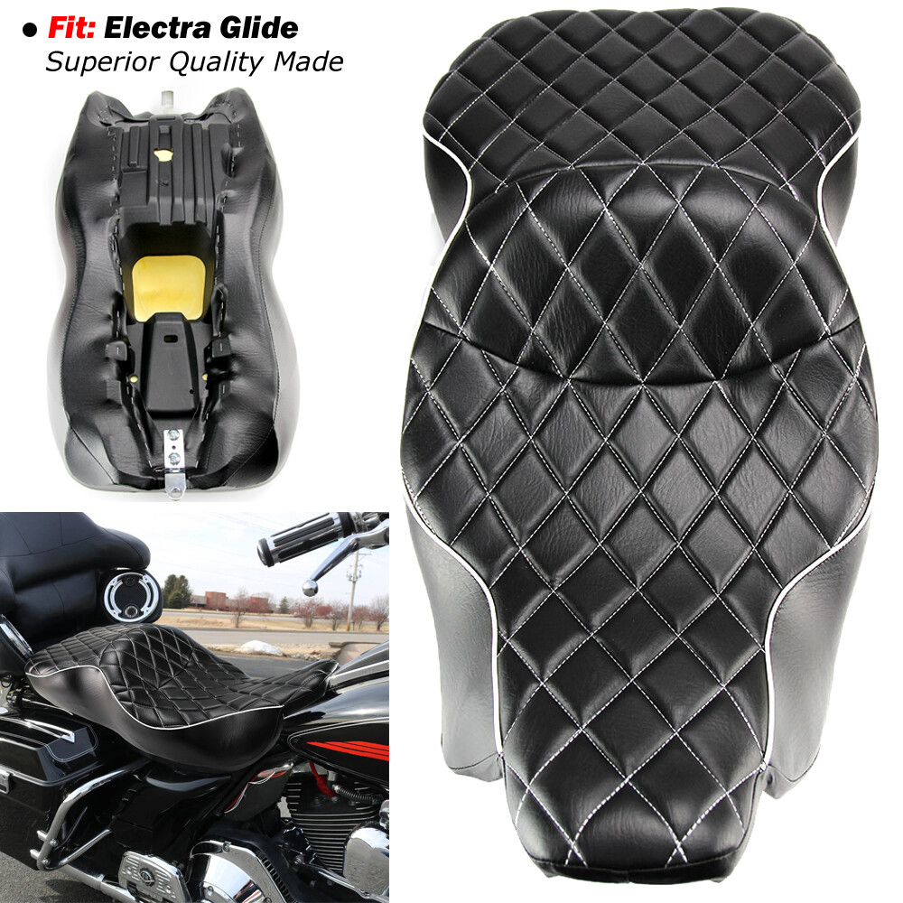 For Harley Electra Glide Ultra Classic FLHT 1997-2007 Low-Profile Passenger Seat