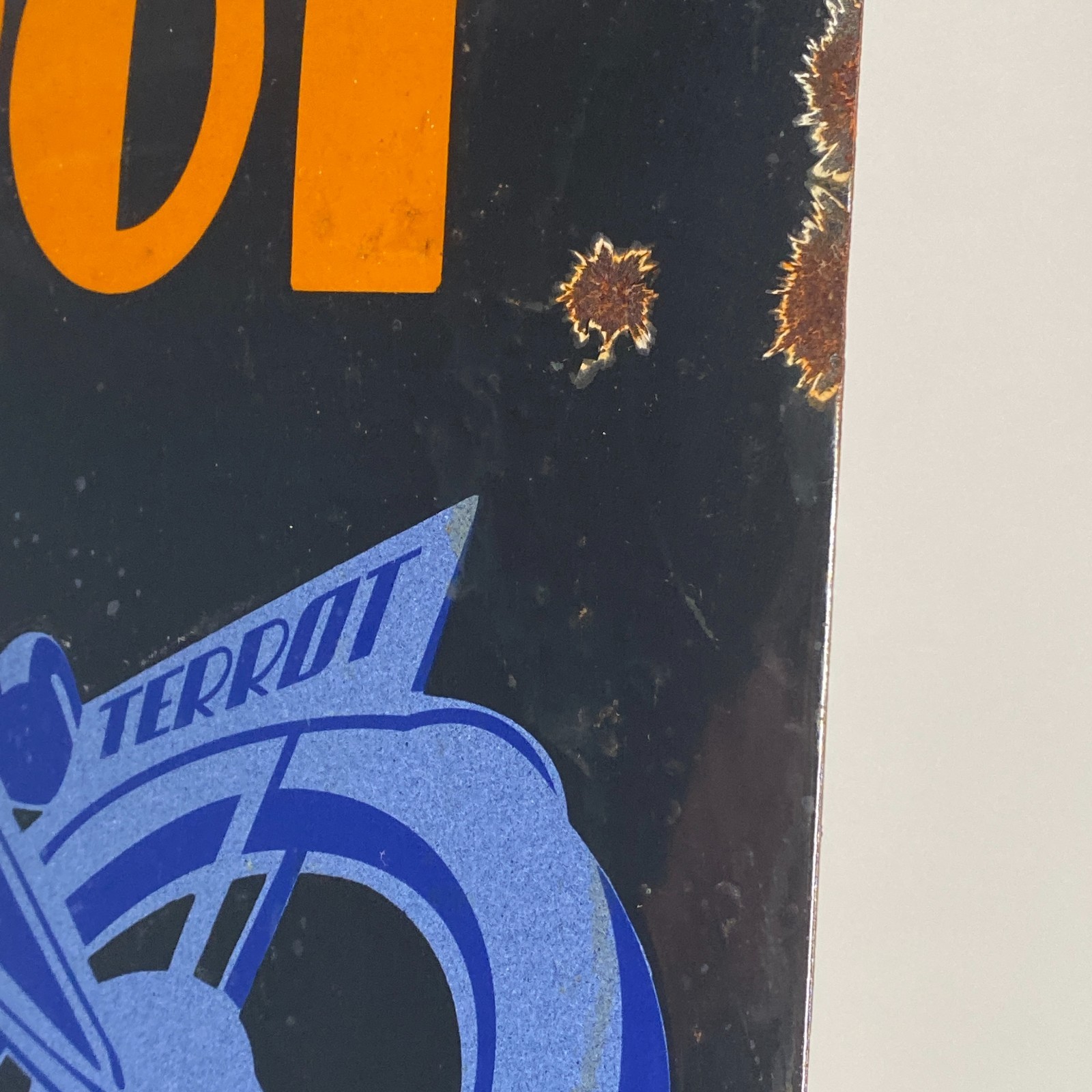 Terrot Enamel Sign - 60x40cm (23.6x15.7") - Vintage Garage Motorcycle Decoration