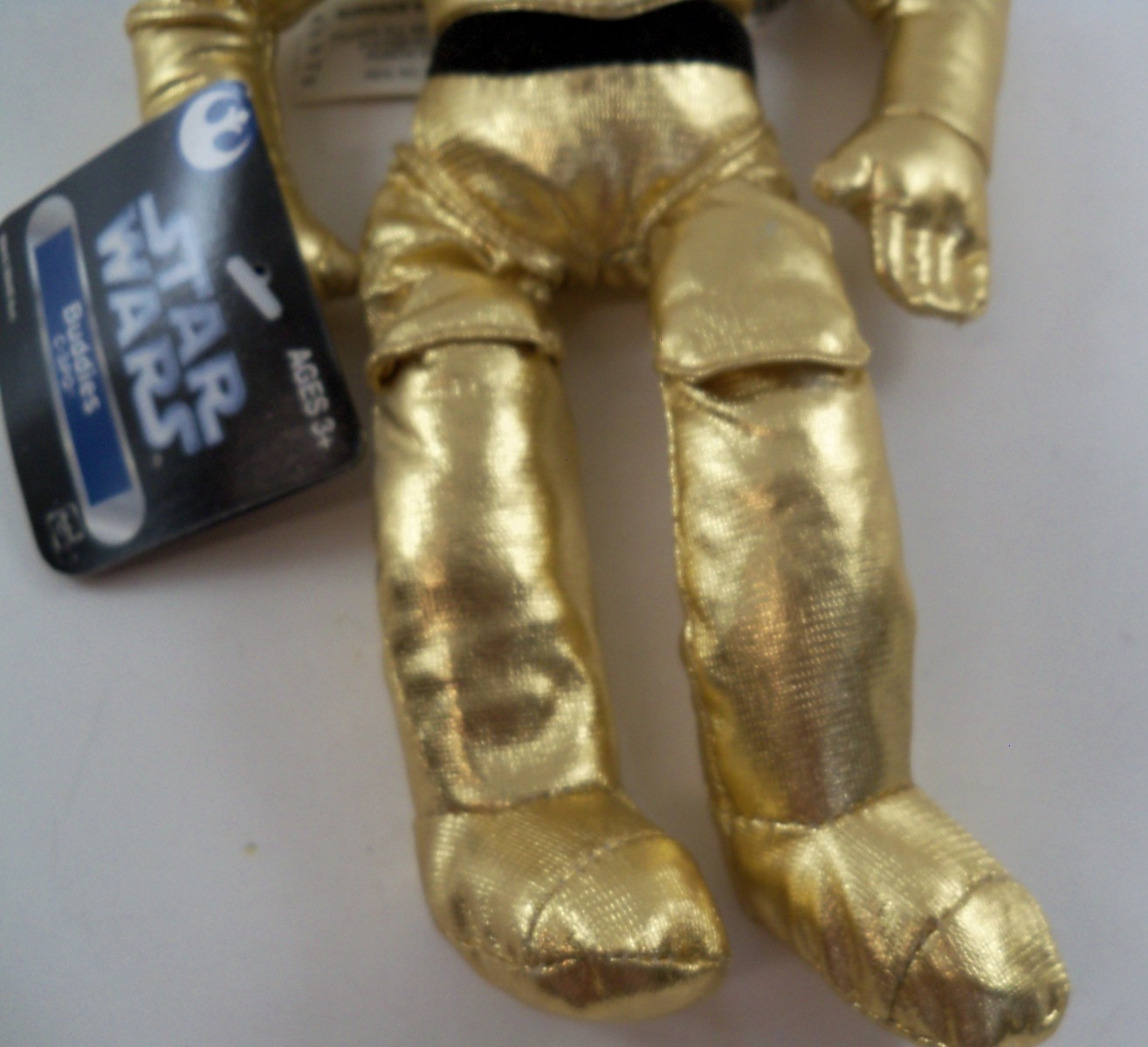 Star Wars Hasbro Battle Buddies C3P0 Plush 10" 2004 NEW WITH TAGS!