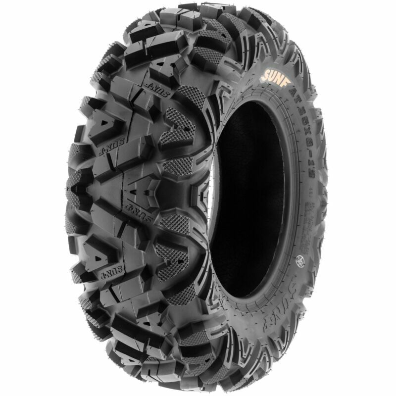 SunF ATV UTV TIRES FULL SET 4 - 25x8-12 25x8x12 Front 25x10-12 25x10x12 Rear 6PR