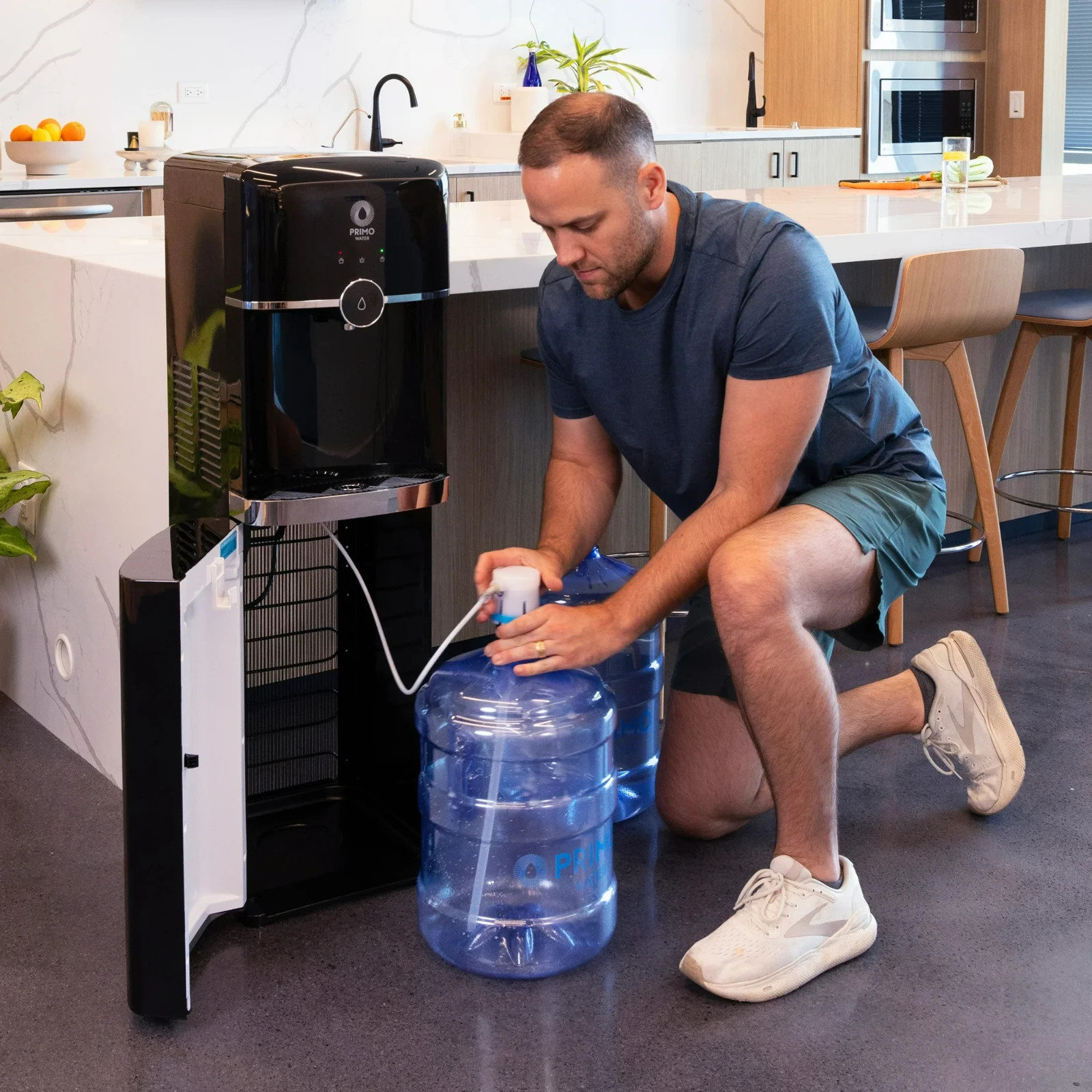 Brand New Primo Smart Touch Bottom Load Water Dispenser Hot Cold Black 601242-C