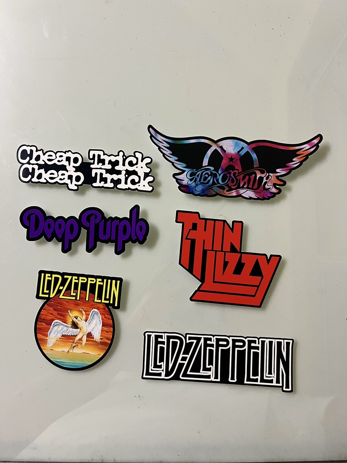 Classic Rock Sticker Pack - Led Zeppelin Queen Ac/dc Van Halen 70’s Classic Rock