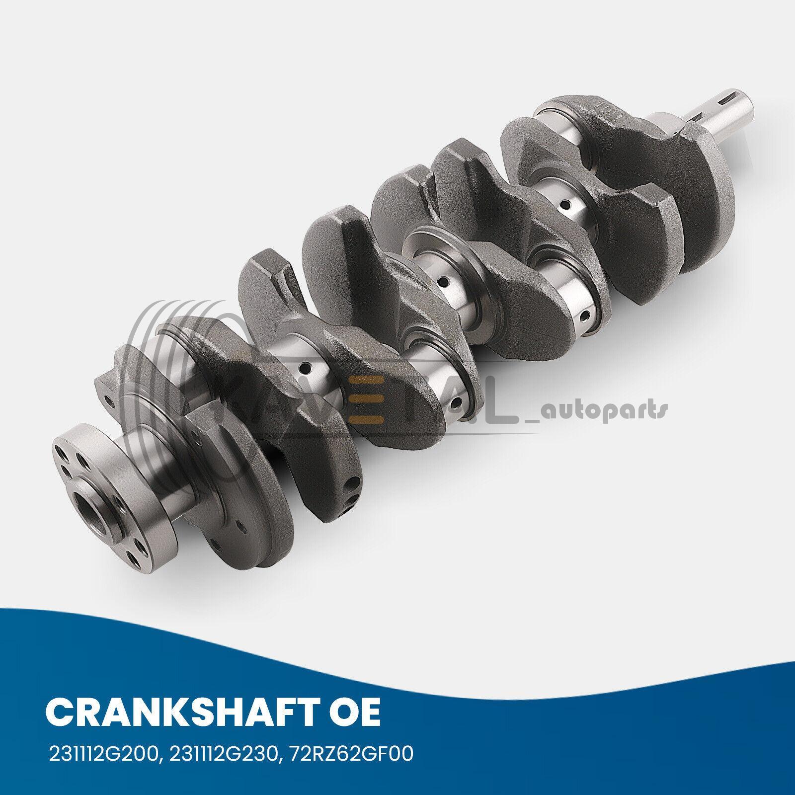 G4KJ 2.4L Engine Rebuild Piston Gasket Kit w/ Crankshaft & Rods For HYUNDAI KIA