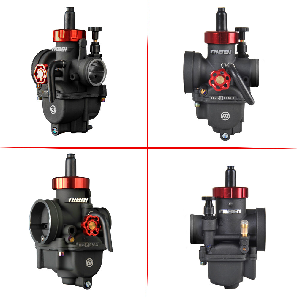 NIBBI Racing PE26mm Carburetor w/ Filter For 150-200cc ATV Scooter Pit Dirt Bike