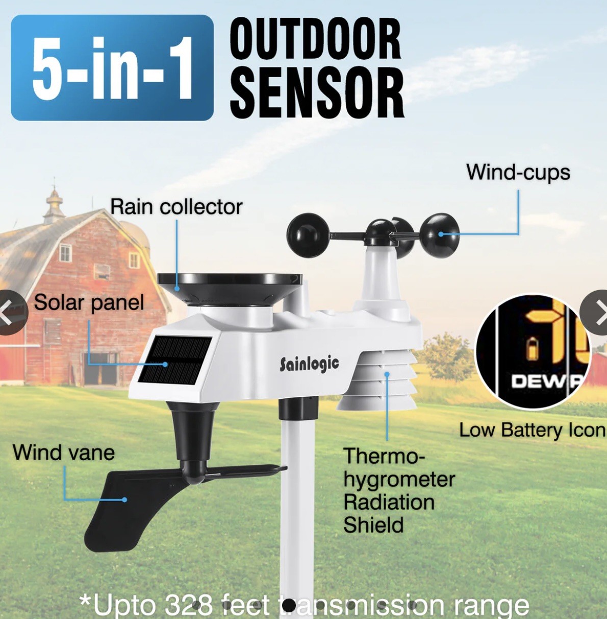 Sainlogic WS0835 Wireless Weather Station