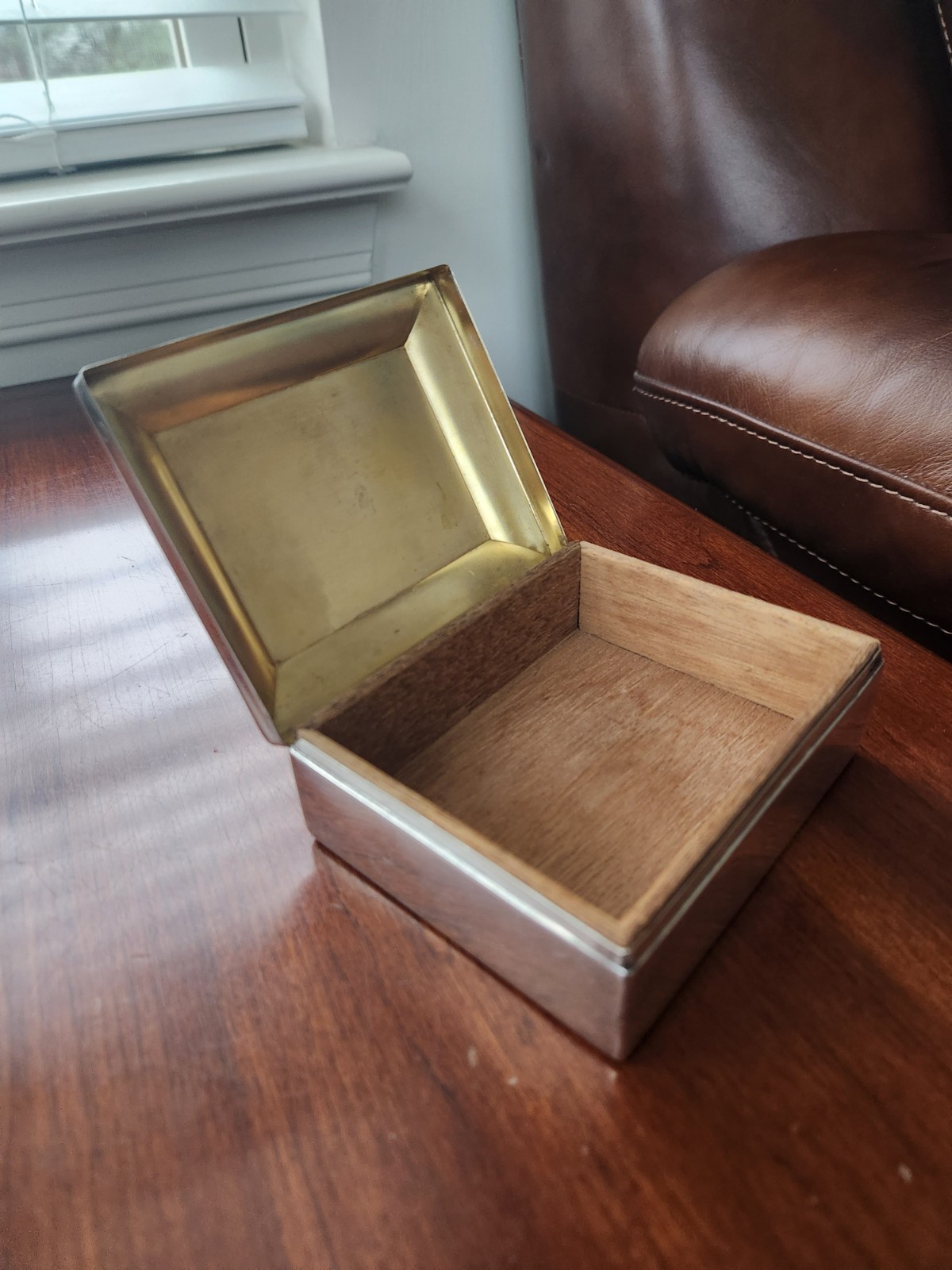 Gorham 352 Sterling Silver Cigarette Case Jewelry Trinket Box Coin Money Holder