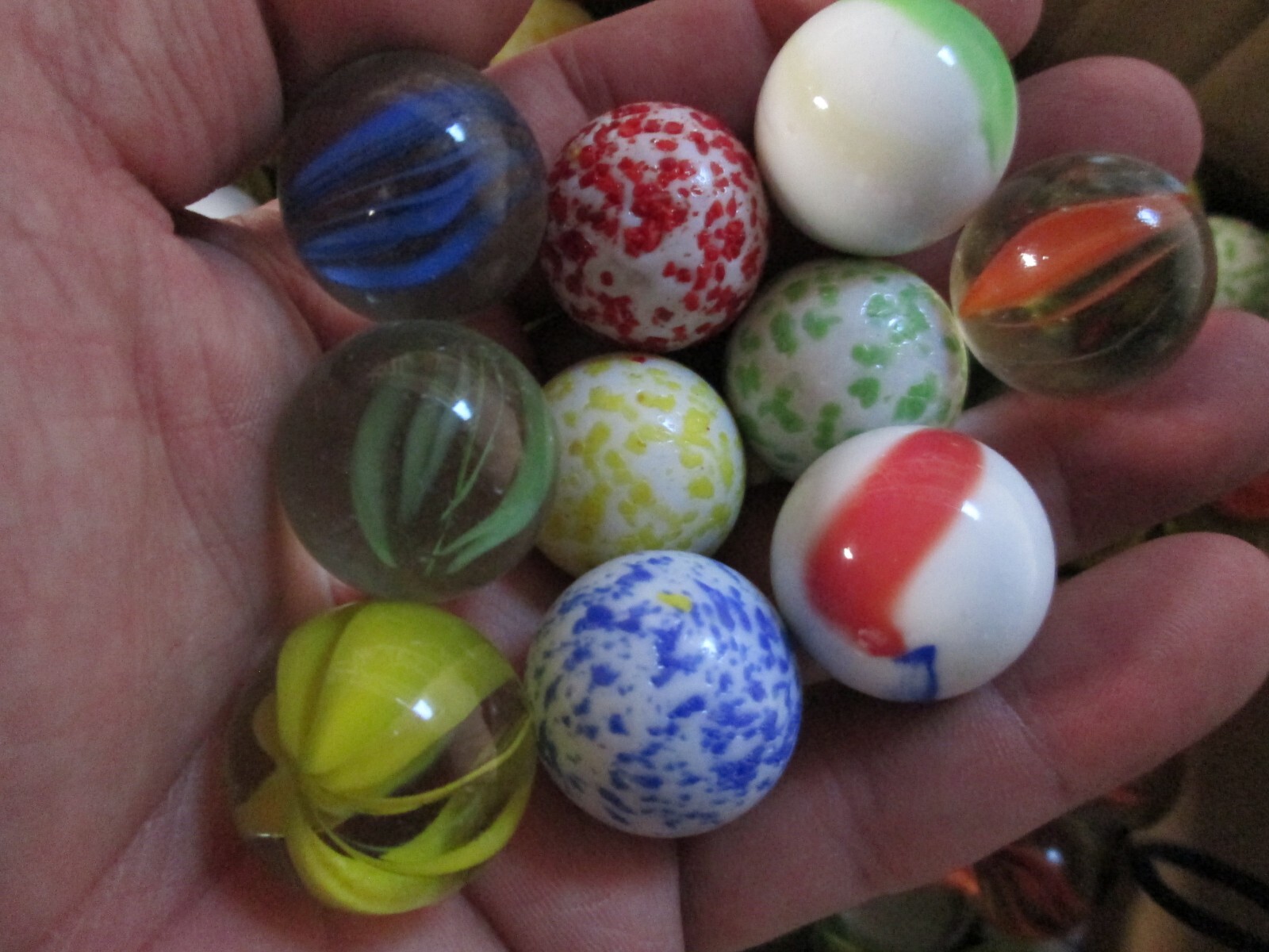 Wholesale Glass Shooters Marbles by the Pound! ONLY $4.99 per lb.1 INCH