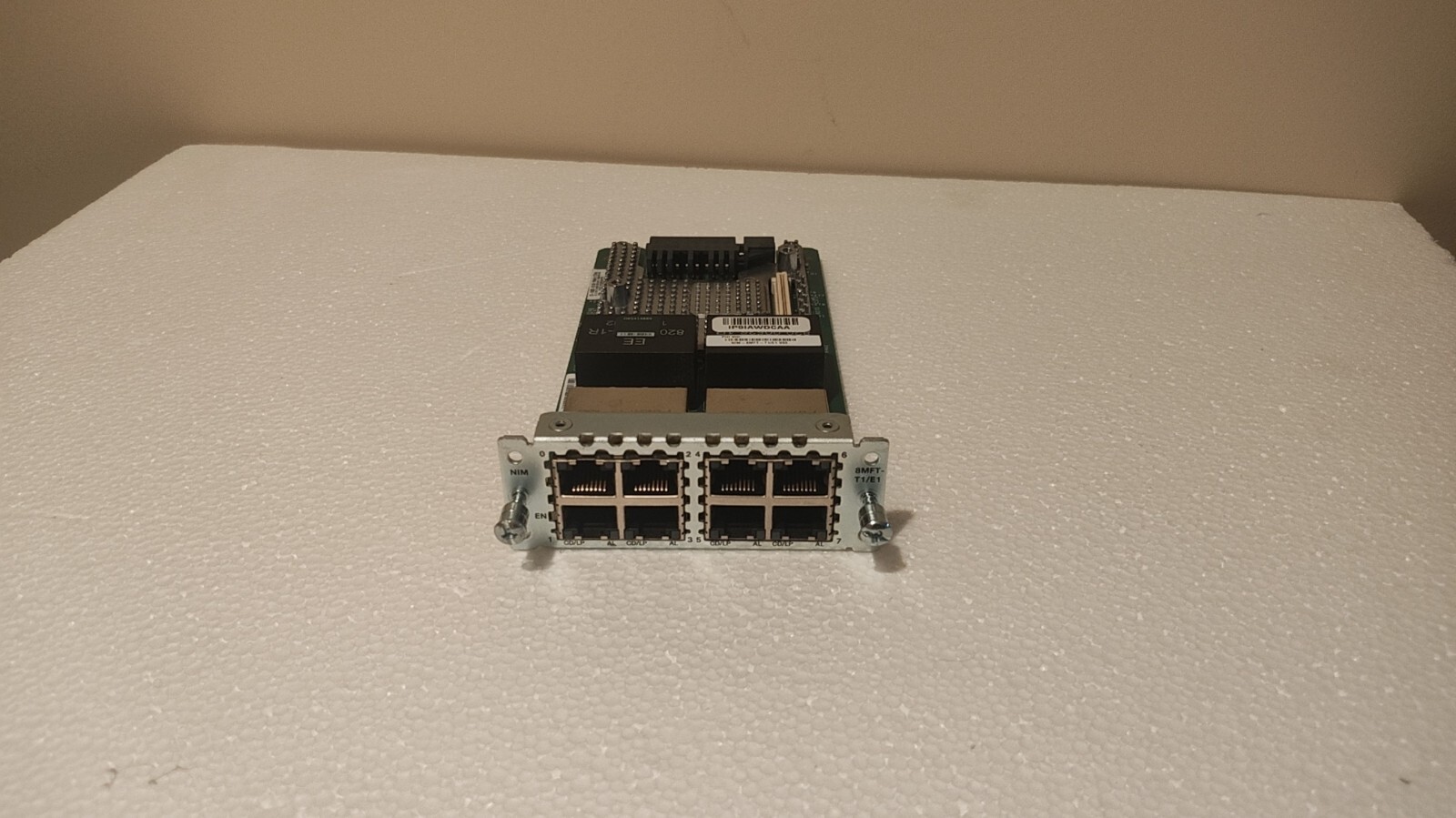 CISCO NIM-8MFT-T1/E1 8x T1/E1 Multiflex Trunk Voice/WAN Module for ISR 4300 4400