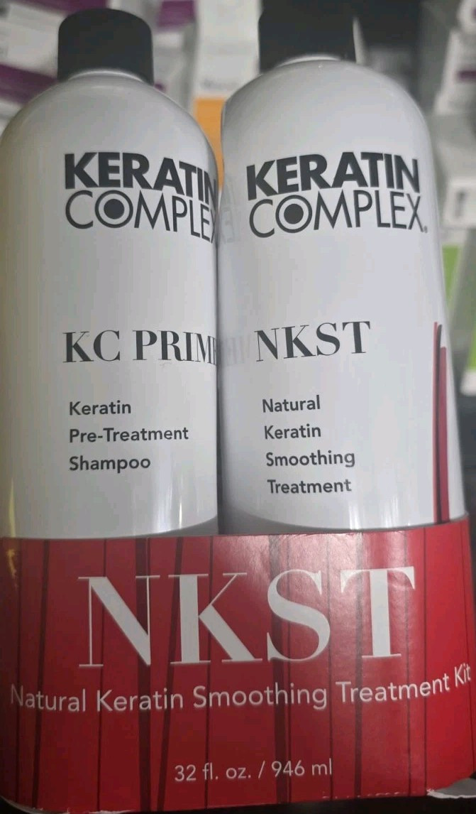 Keratin Complex Natural Smoothing Treatment Kit Shampoo &(NKST), 16 Oz x 2