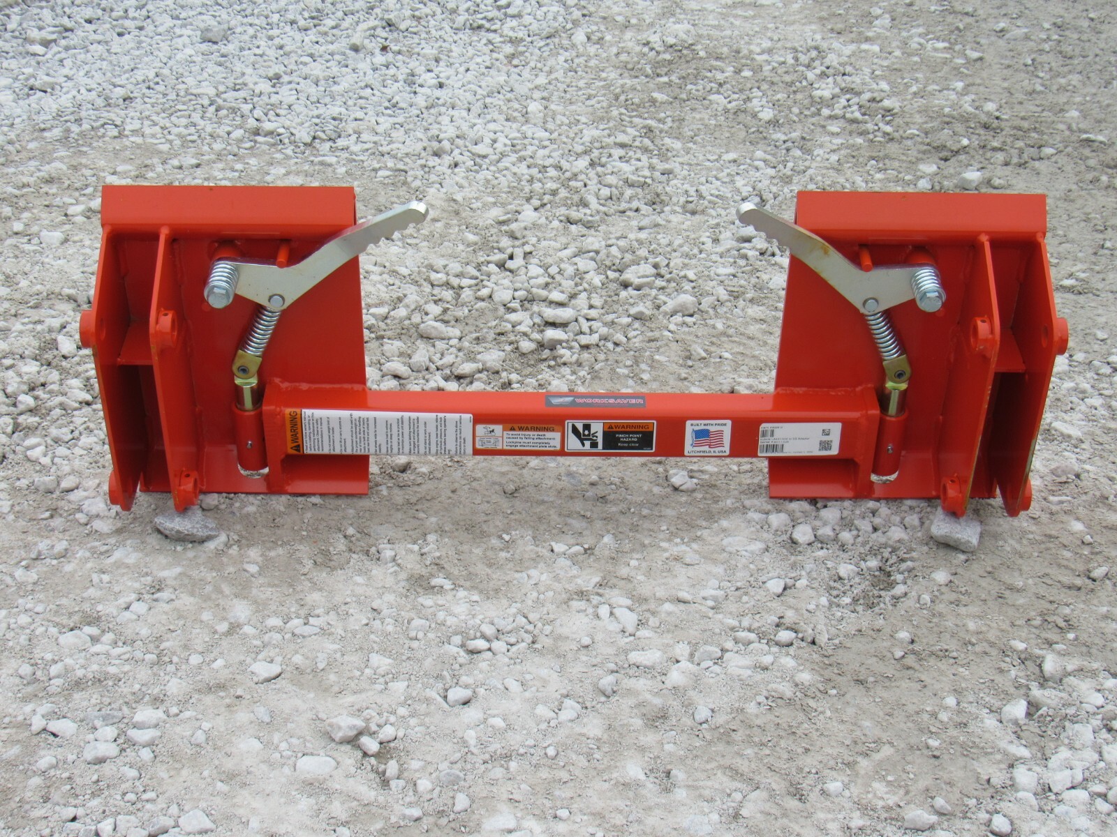 Kubota LA350 LA401 LA452 to Skid Steer Quick Attach Adapter Conversion 832810