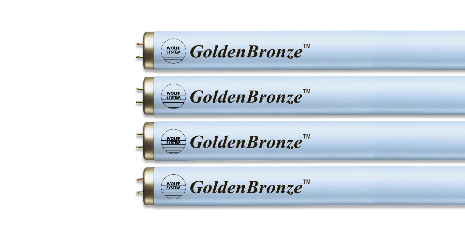 Tanning Bed Bulbs Wolff GoldenBronze F71, BI-Pin, T-12 100/120 Watt - 1000 Hours
