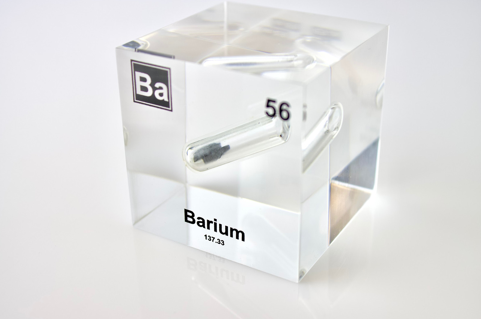 Barium Element Cube