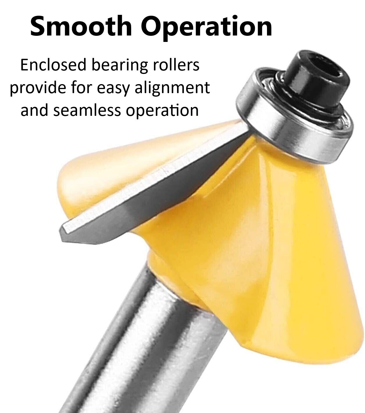 15 Piece EDM ROUTER BIT SET - 1/2" Shank Tungsten Carbide Edges in Aluminum Case