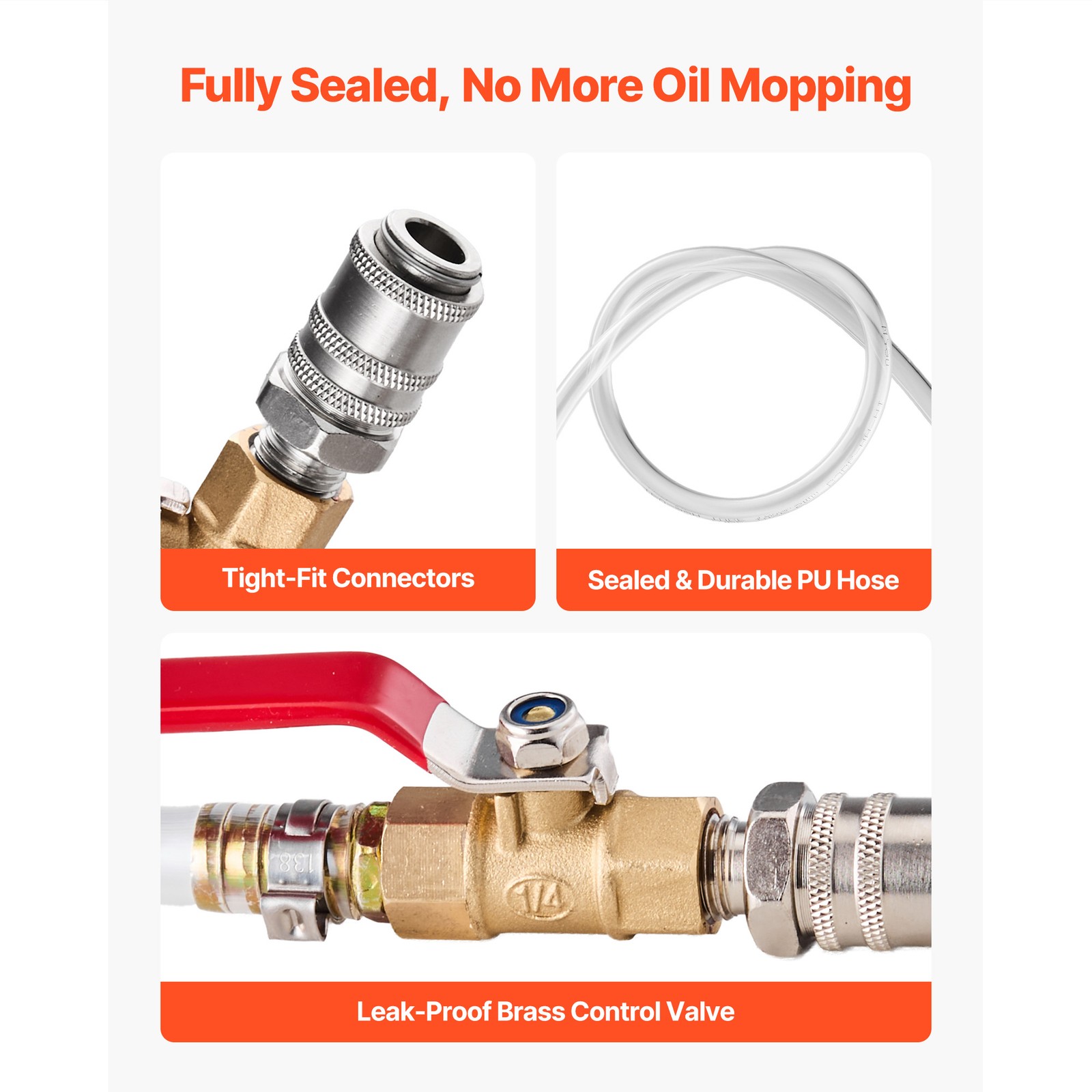 Uimoso Manual Transmission Fluid Pump 1.98 Gal ATF Refill Kit for Fluid Transfer
