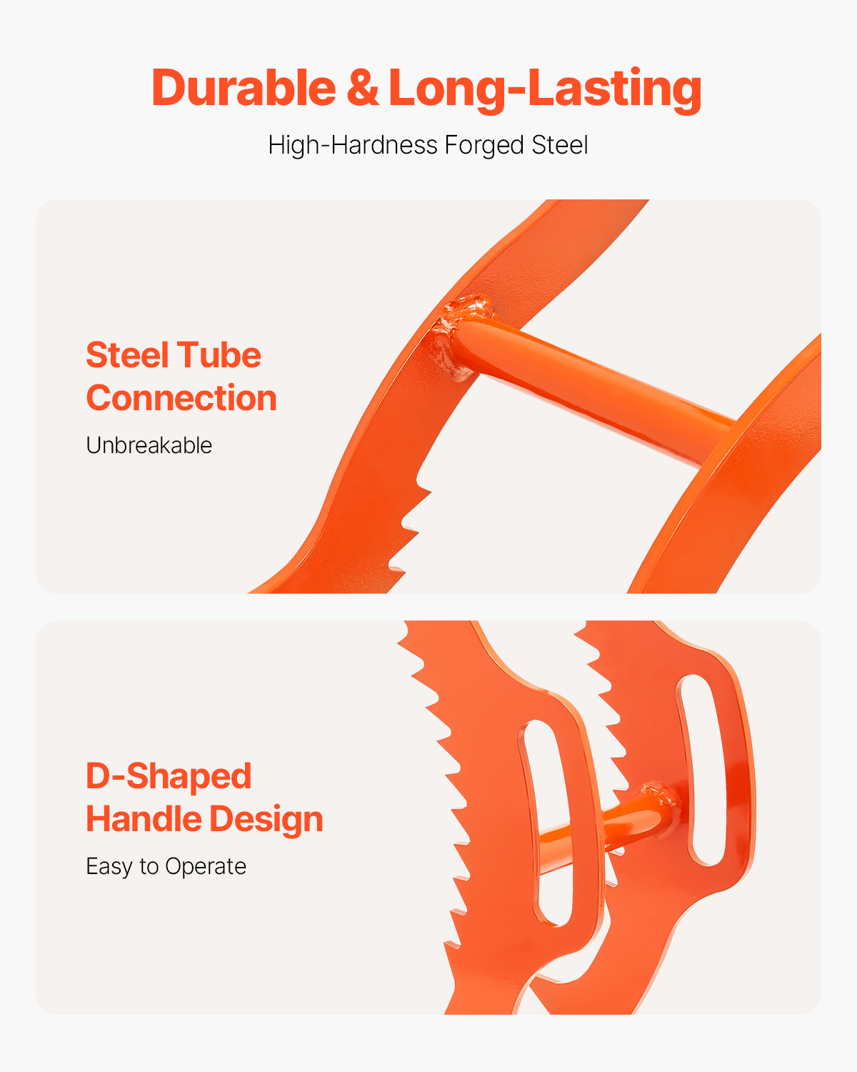 36in Log Lifting Tongs 4 Claw Solid Steel Log Grapple Swivel Log Tools