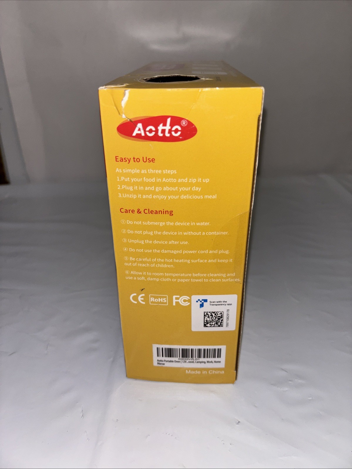 Aotto Portable Oven Personal Food Warmer - 110V Portable Mini Microwave Electric