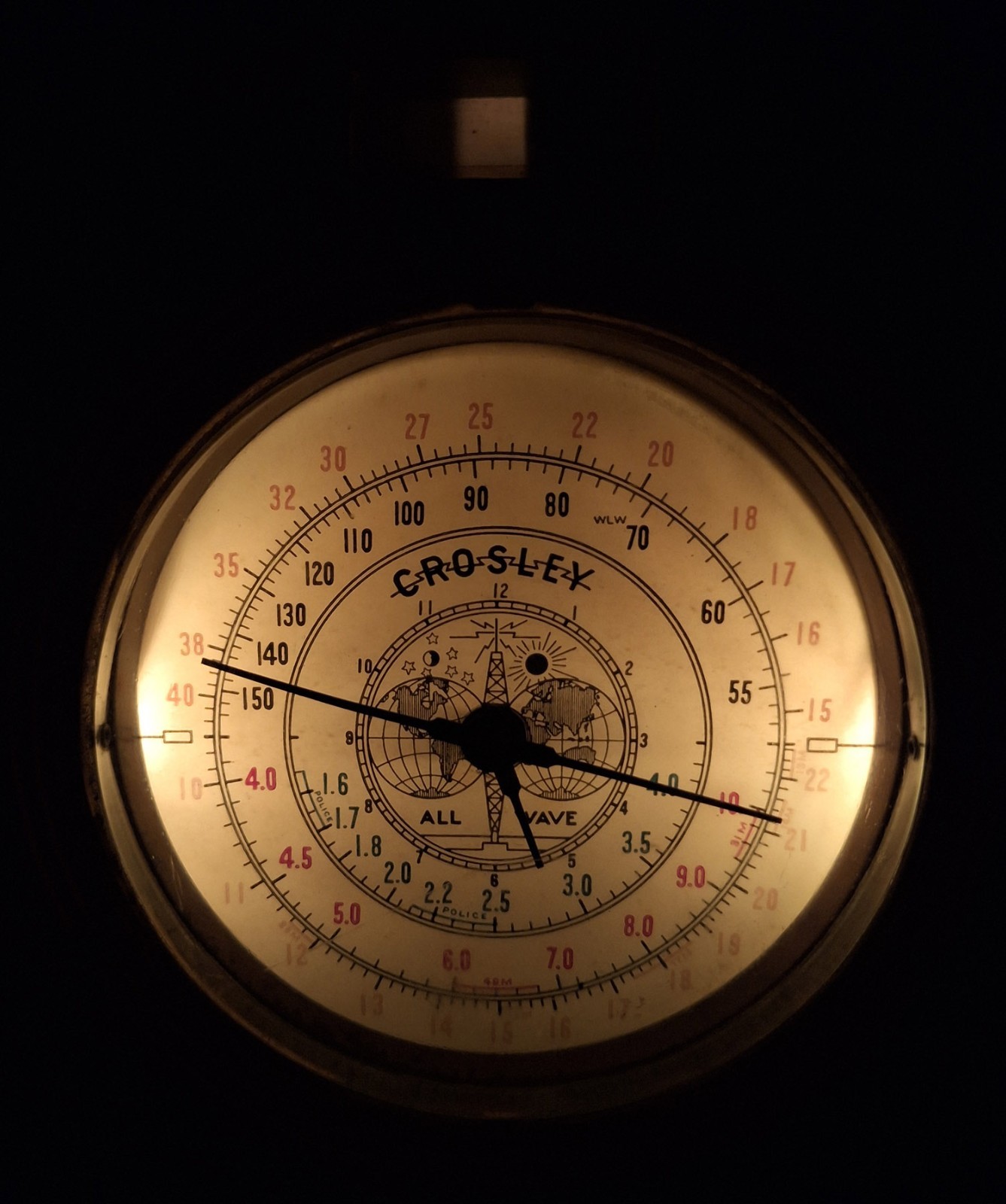 Old Antique Wood Crosley Viking Vintage Tube Radio -Restored & Working Tombstone