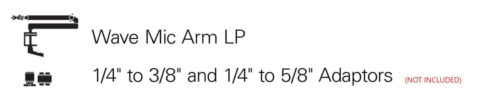 Elgato Wave Mic Arm LP - Premium Low Profile Microphone Arm (NO Adapters)