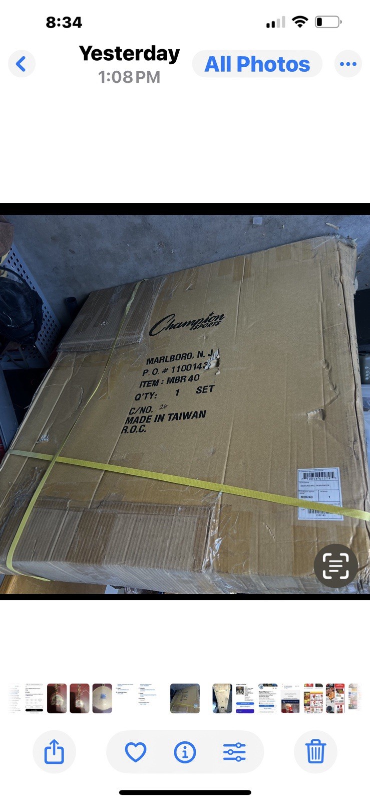 Champion 2'4" Dia. Medicine Ball Rebounder, MBR40