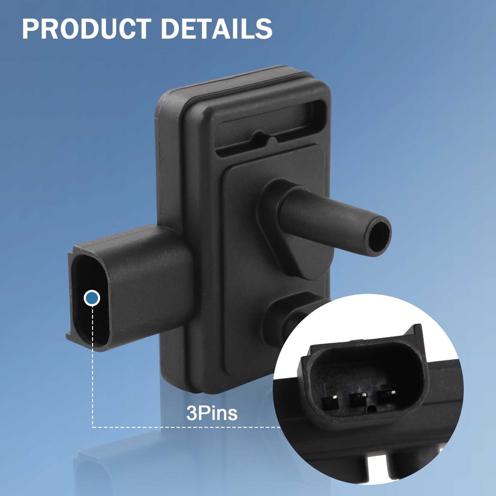 DPFE4 EGR Pressure Feedback Sensor MOTORCRAFT For Ford Pickup Truck