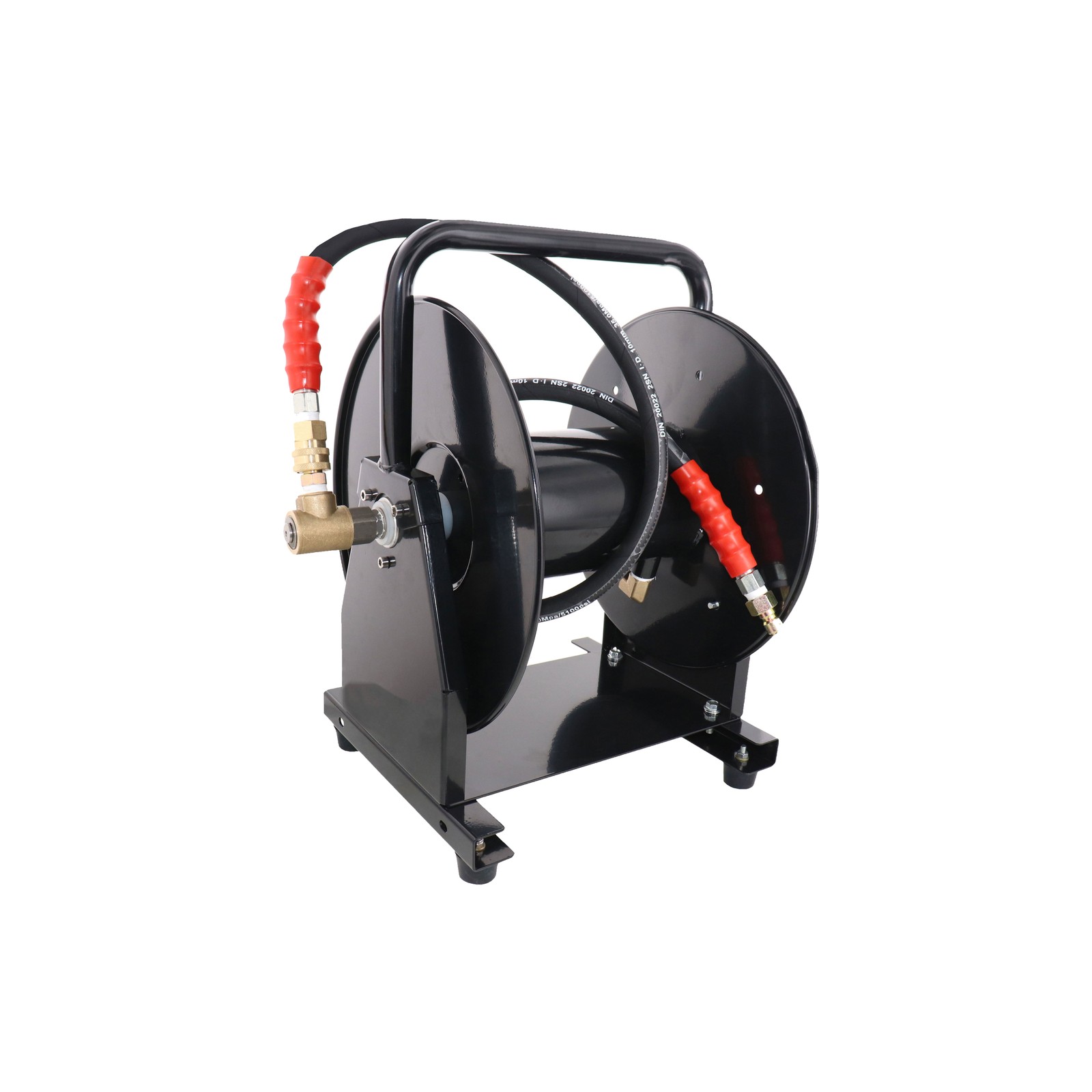 5000 PSI 3/8" x 200' Hose Reel for High Pressure Power Washer and Sewer Jetter