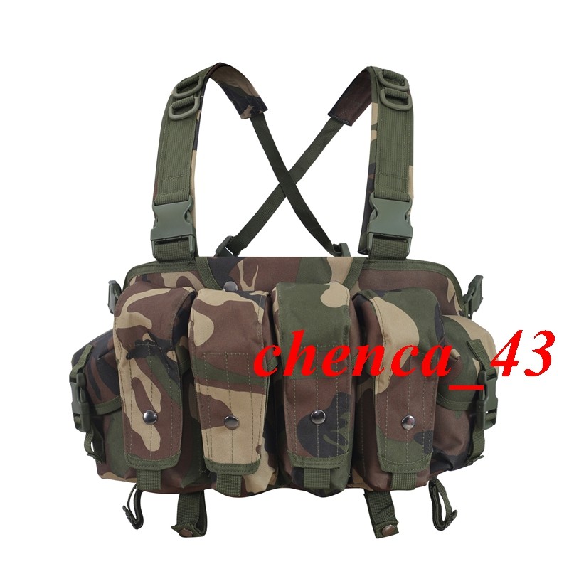 IN US!! Woodland Tactical Vest Chest Rig Russian Special Forces AK 6b13 Cos Gear